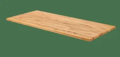 NEW OAK Tavolo Da Pranzo Con Gambe U In Metallo