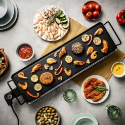 NEW PLANCHA Griglia XXL Nero