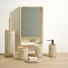 NEW RESIN Bicchiere Porta Spazzolino Naturale