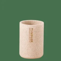 NEW RESIN Bicchiere Porta Spazzolino Naturale