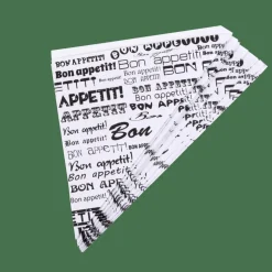 NJAM Cartocci Set Di 10 Pezzi Nero, Bianco