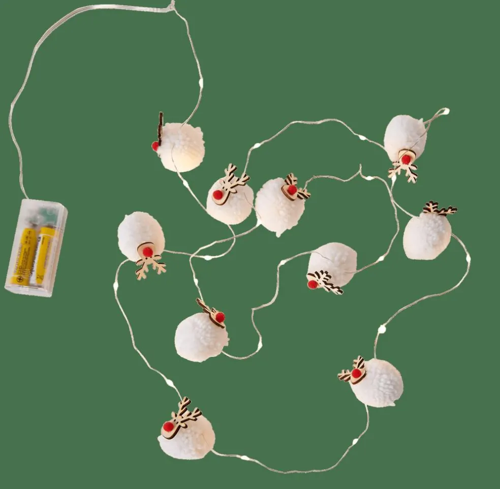 OH DEER Filo Luminoso Con 20 Luci Led Bianco
