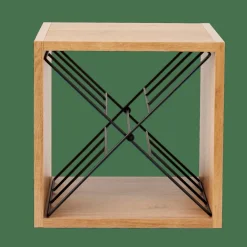 OXO Scaffale Portabott Nero, Naturale, Multicolore