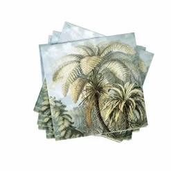 PALMEN Set Di 20 Tovaglioli Verde