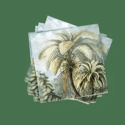 PALMEN Set Di 20 Tovaglioli Verde