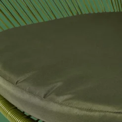 PAPAYO Sedia Lounge Con Cuscino Verde