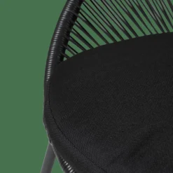 PAPAYO Sedia Lounge Nero