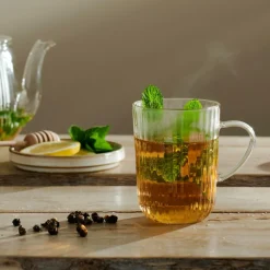 PAUSA Bicchiere Tè, Manico 45 CL Trasparente