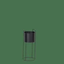 PLUTO Vaso Per Piante Nero