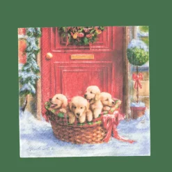 PUPPIES Set Di 20 Tovaglioli Multicolore