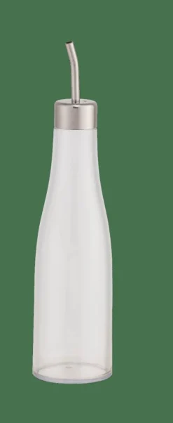 PURE Bottiglietta Per Olio Argentato, Trasparente