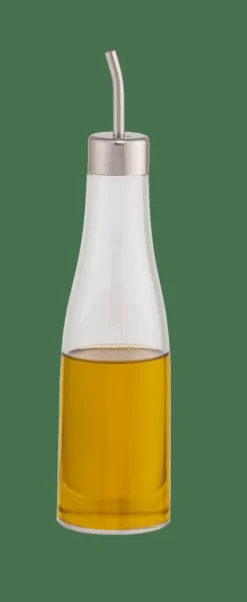PURE Bottiglietta Per Olio Argentato, Trasparente