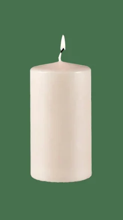 PURE Candela Cilindrica Marrone Chiaro