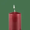 PURE Candela Cilindrica Rosso Scuro