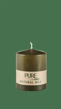 PURE Candela Cilindrica Verde