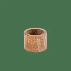 PURE LUXURY Anello Portatovaglioli Marrone