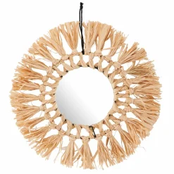 RAFFIA Portacandele Naturale