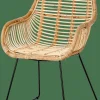 ROTAN Sedia Da Tavolo Naturale
