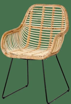 ROTAN Sedia Da Tavolo Naturale