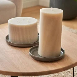 RUSTIC Candela Ondulata Beige