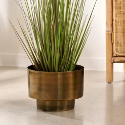 SATURN Vaso Per Piante Bronzo