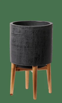 SCURO Vaso Per Piante Nero