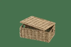 SEAGRASS Cesto Portatutto S Con Coperchio Naturale