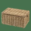 SEAGRASS Cesto Portatutto M Con Coperchio Naturale