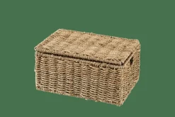 SEAGRASS Cesto Portatutto M Con Coperchio Naturale