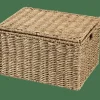 SEAGRASS Cesto Portatutto L Con Coperchio Naturale