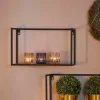 SHORP Scaffale Pensile Nero