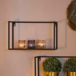 SHORP Scaffale Pensile Nero