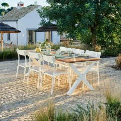 TEAK LUXE Lettino Naturale