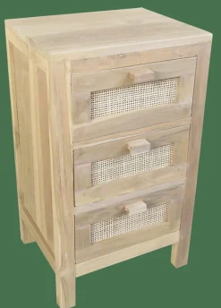 TECK Armadio A 3 Cassetti Naturale
