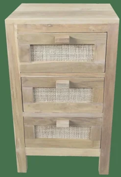 TECK Armadio A 3 Cassetti Naturale