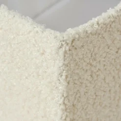 TEDDY Cesto Pieghevole Bianco Antico