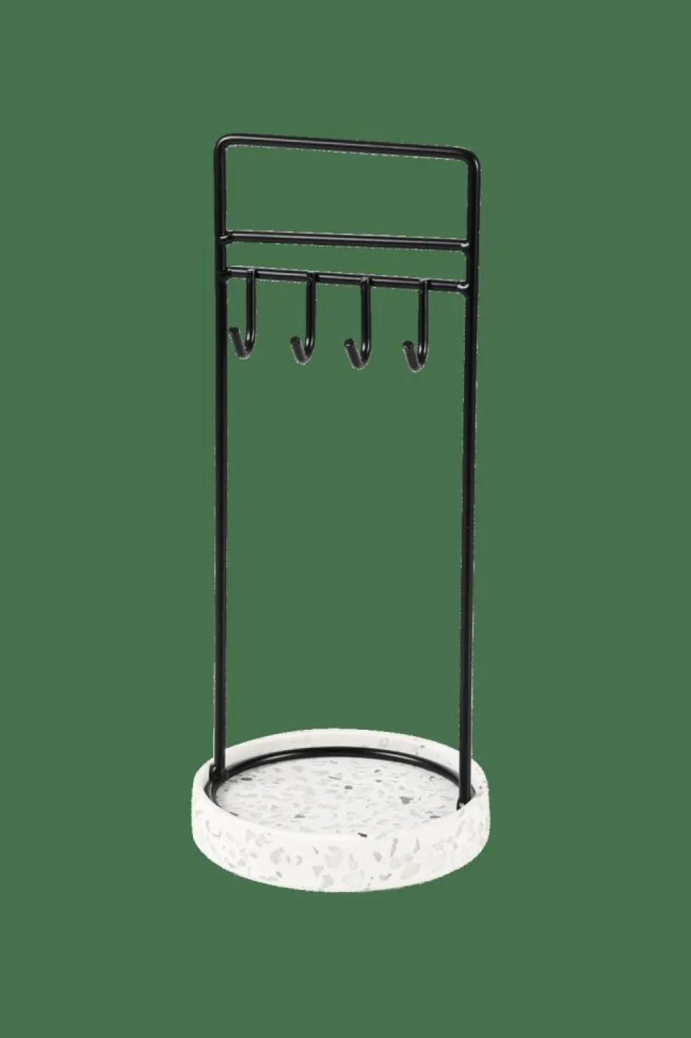 TERRAZZO Portagioielli Nero, Bianco, Grigio