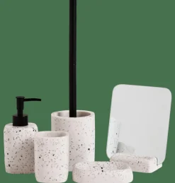 TERRAZZO Portasapone Bianco