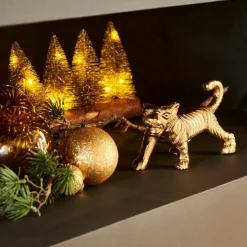 TIGER Tigre Decorativa Dorato