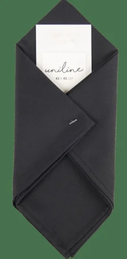 UNILINE Tovagliolo Nero