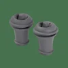VACUVIN Tappi Da Vino Set Di 2 Grigio
