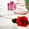 VELVET Fiore Artificiale Rosso