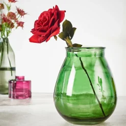 VELVET Fiore Artificiale Rosso