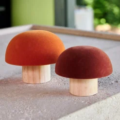 VELVET Fungo Naturale, Bordeaux, Multicolore