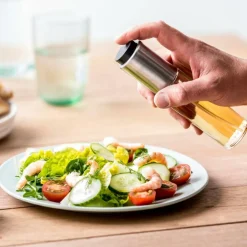 VINAIGRE Vaporizzatore Olio O Aceto Nero, Argentato, Trasparente