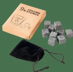 WHISKEY Cubetti Refrigeranti Set Di 9 Grigio Scuro