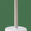 WHITE ELEGANCE Scopino WC In Supporto Bianco, Argentato