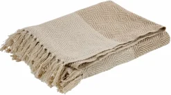WHITE Tenda Con Frange Bianco