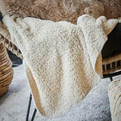 WHITE Tenda Con Frange Bianco