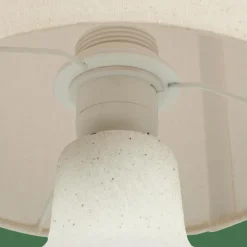 WHITESTONE Lampada Tav+paralume E27 Bianco Antico